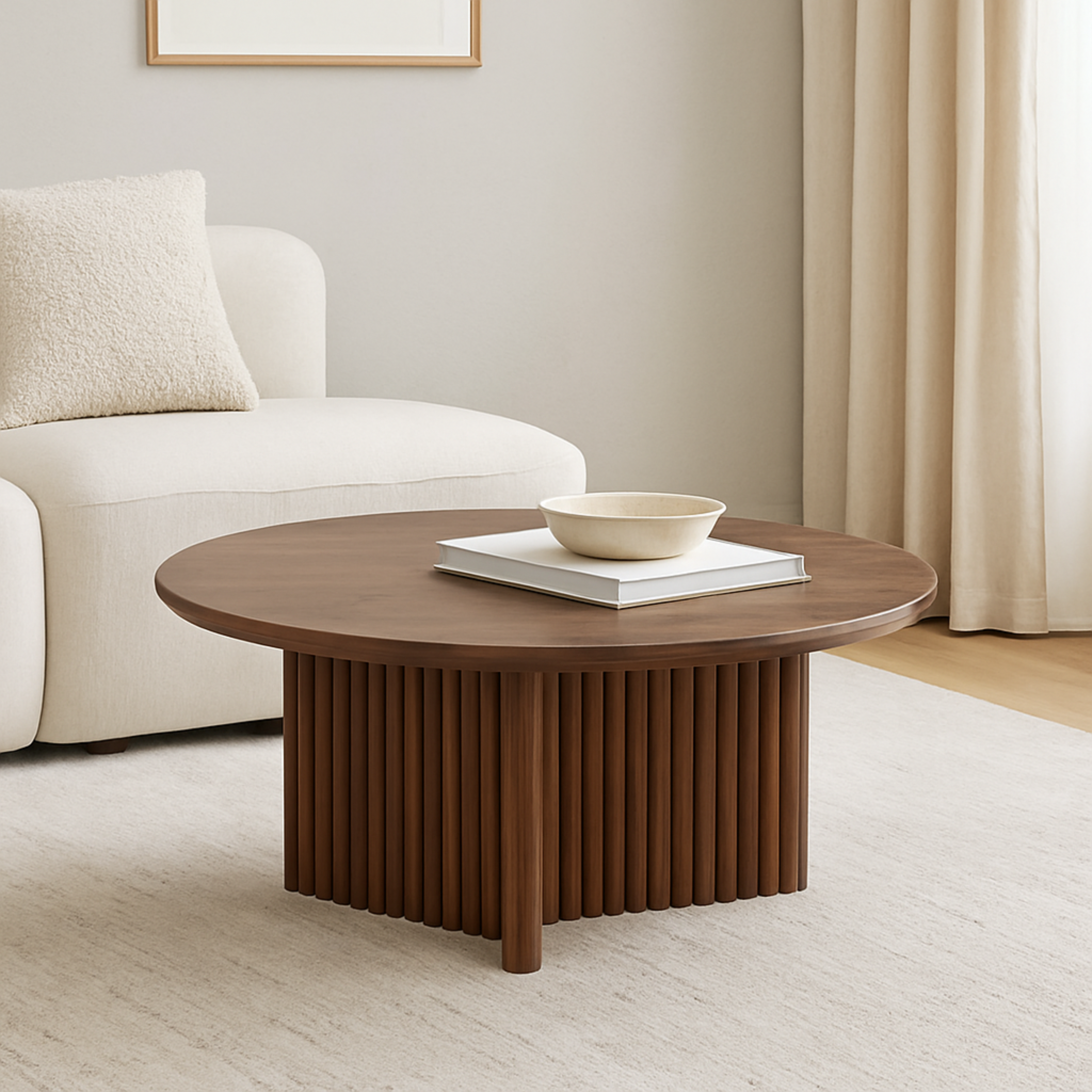 Kris Coffee Table - Walnut Veneer