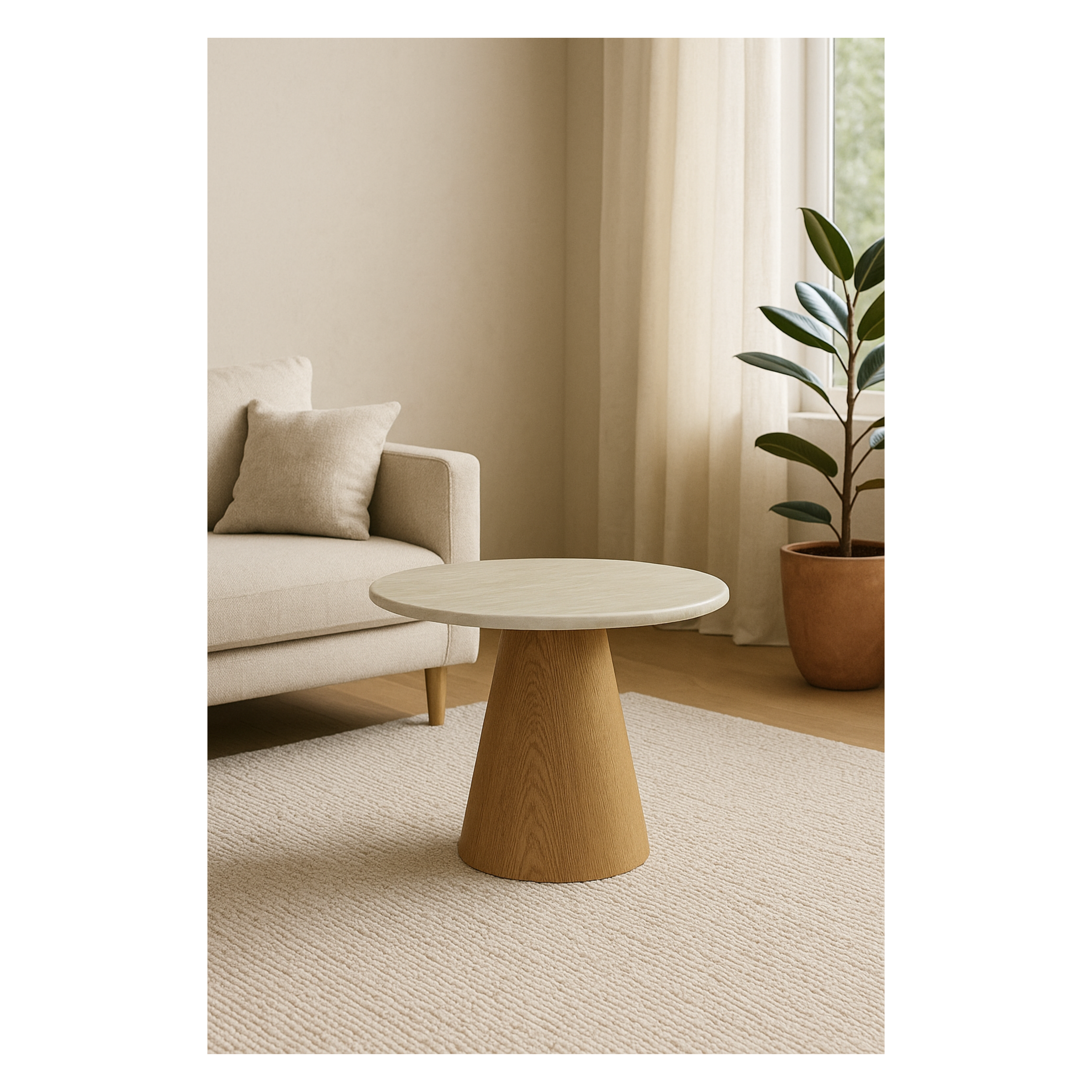 Georgie Coffee Table - Oak Veneer