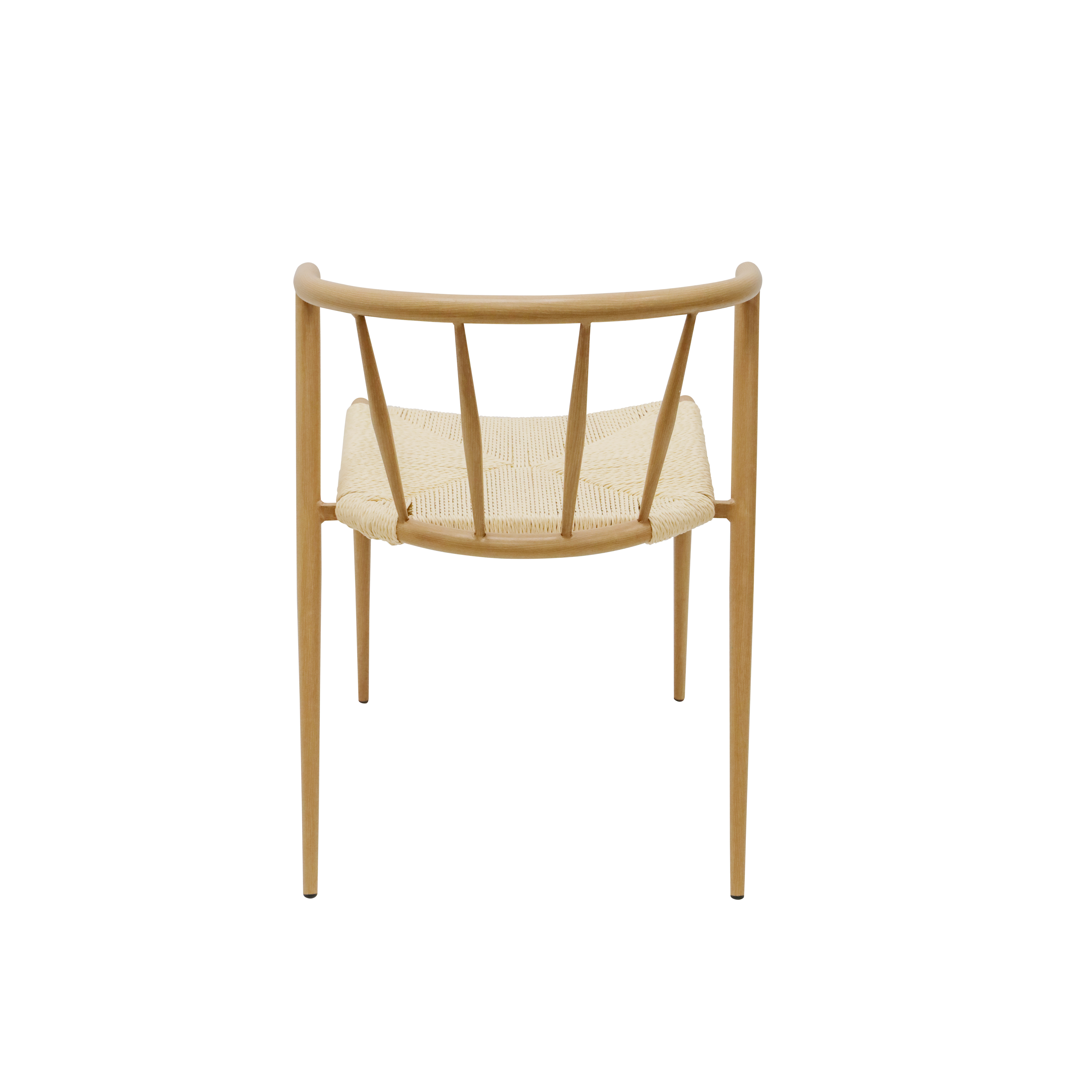 Lume Stackable Dining Chair - Oak Transfer