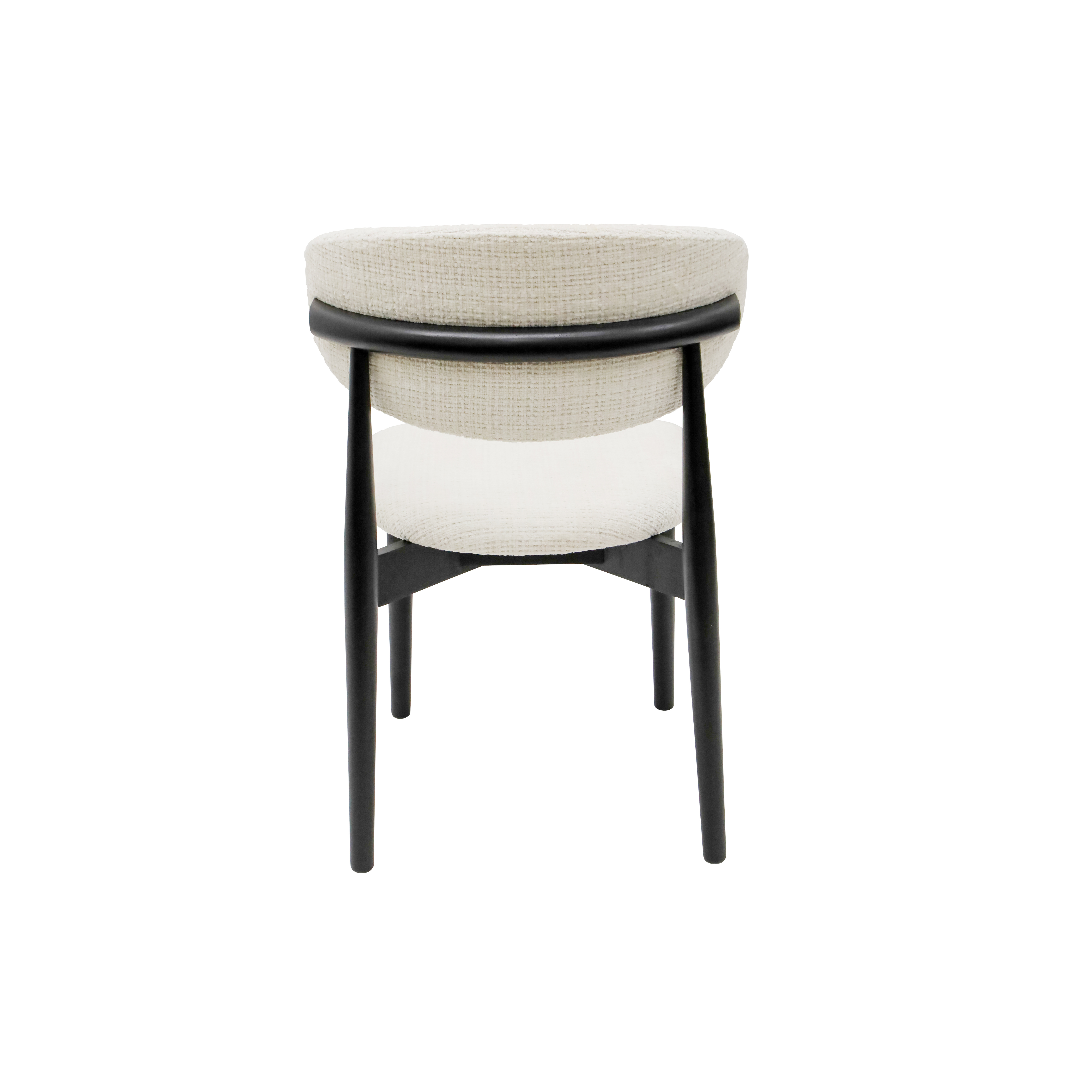 Alexa Dining Chair - Beige & Black