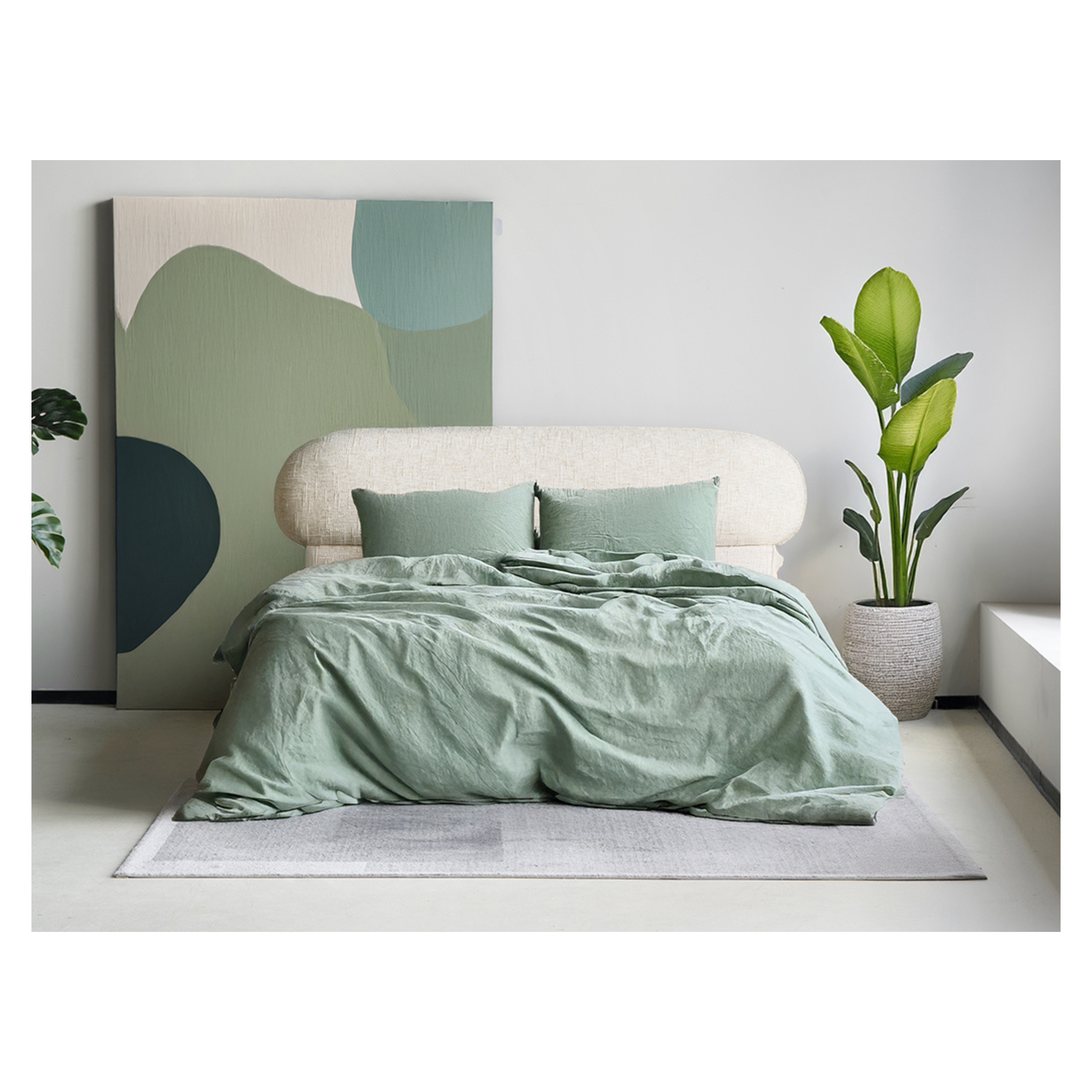 Mila Queen Bedhead - Taupe