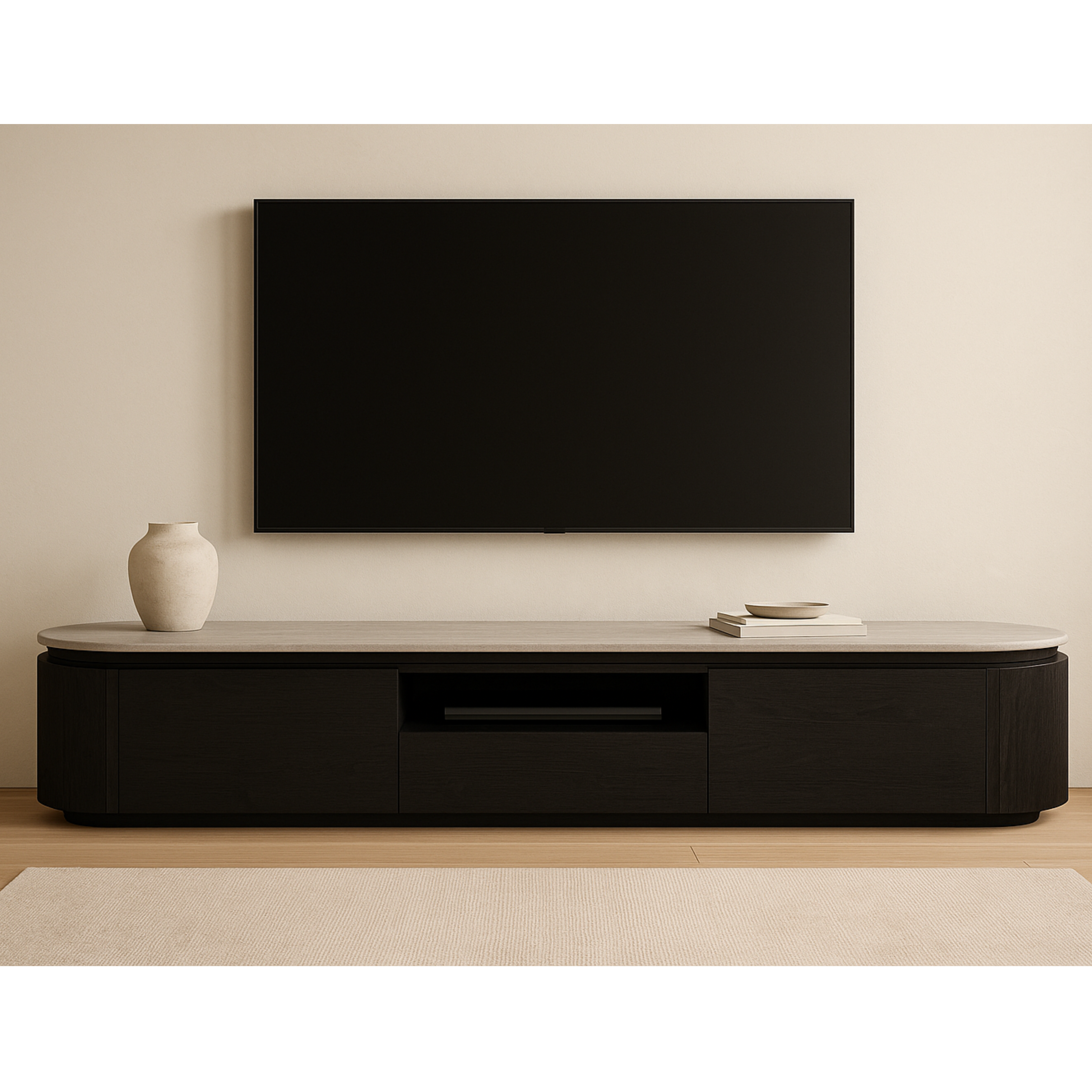 Kemmel Media Unit - Black