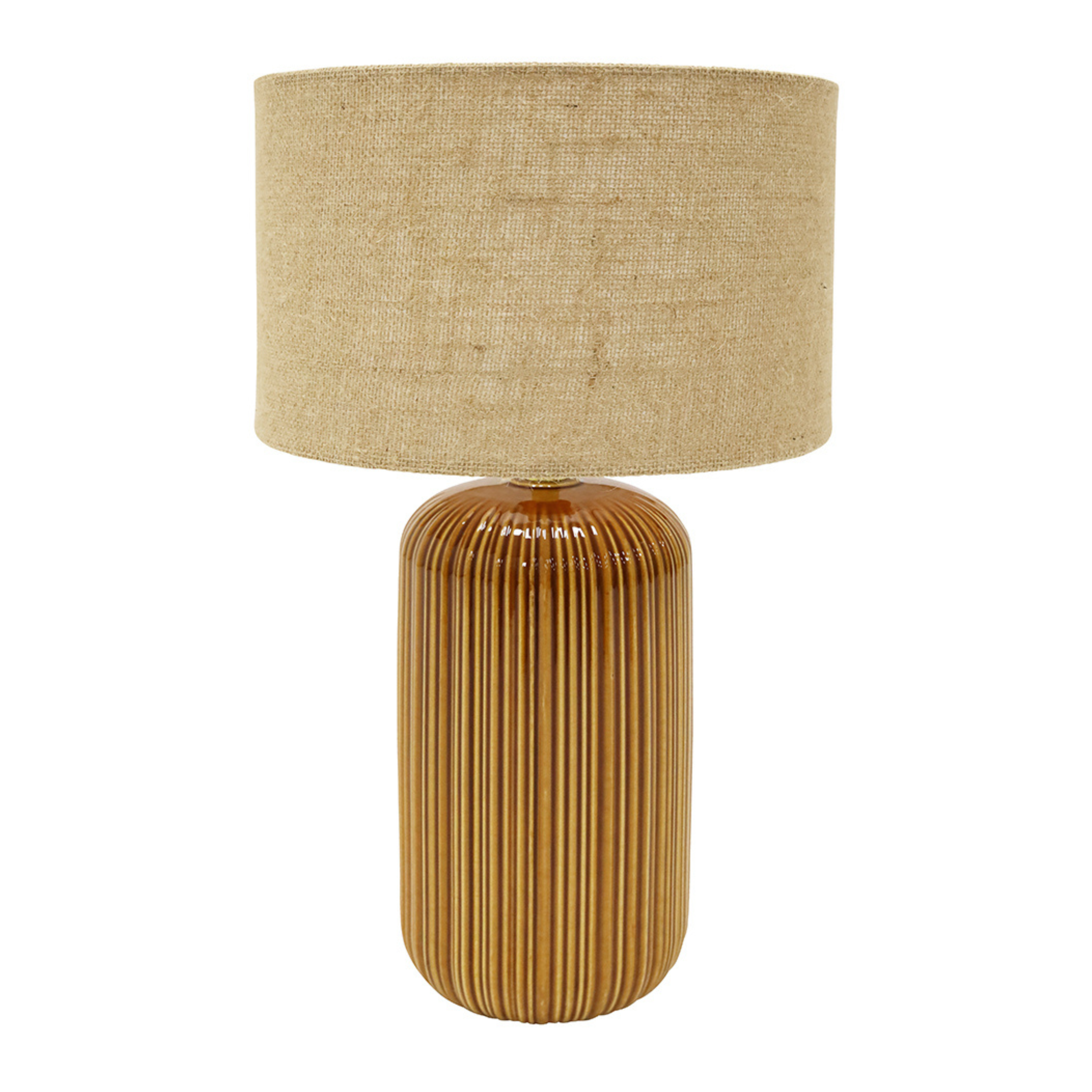 Jolina Ceramic Lamp - Amber
