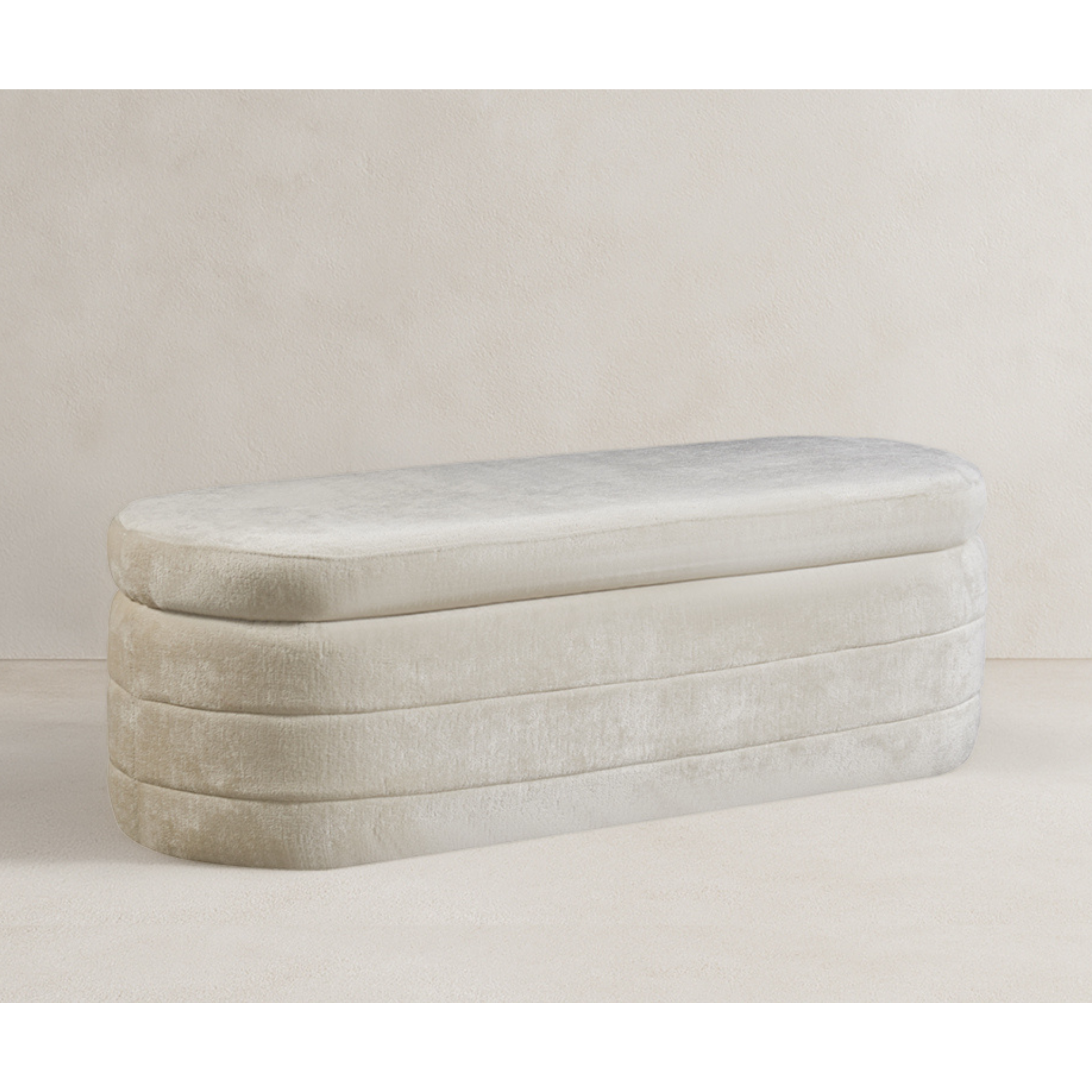 Cole Storage Bench - Beige