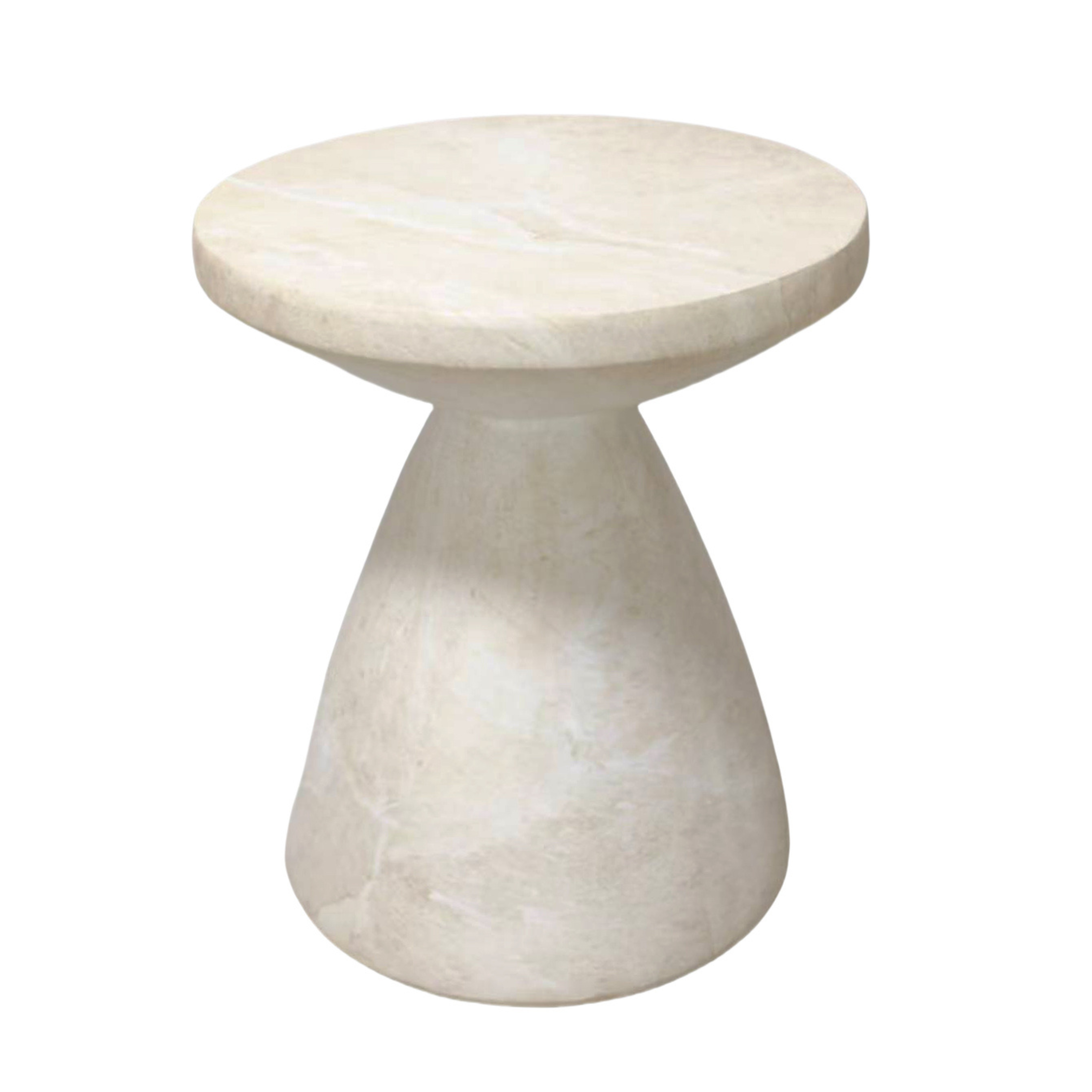 Lilli MGO Stool - Beige Marble