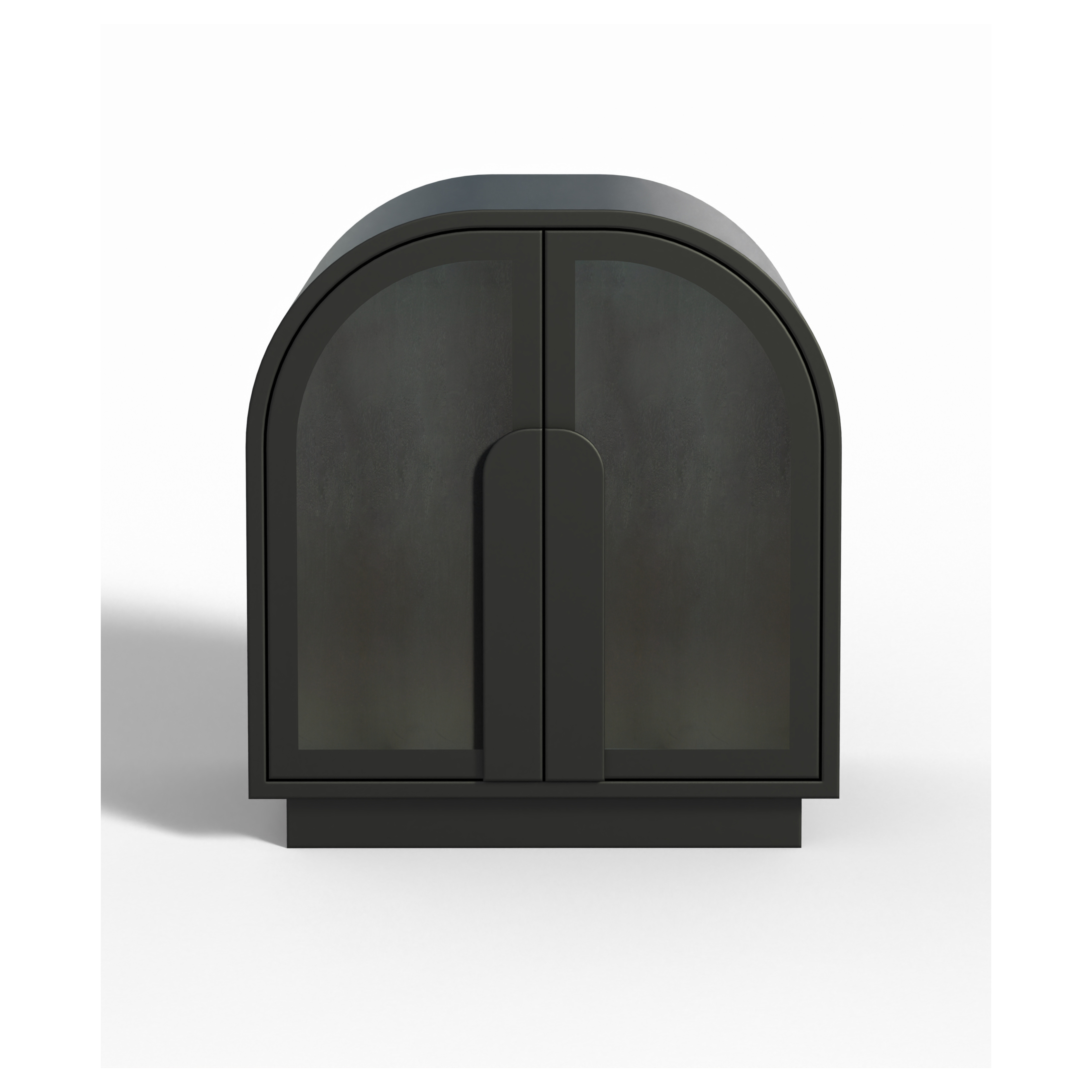 Nico Wooden Bedside Table - Black