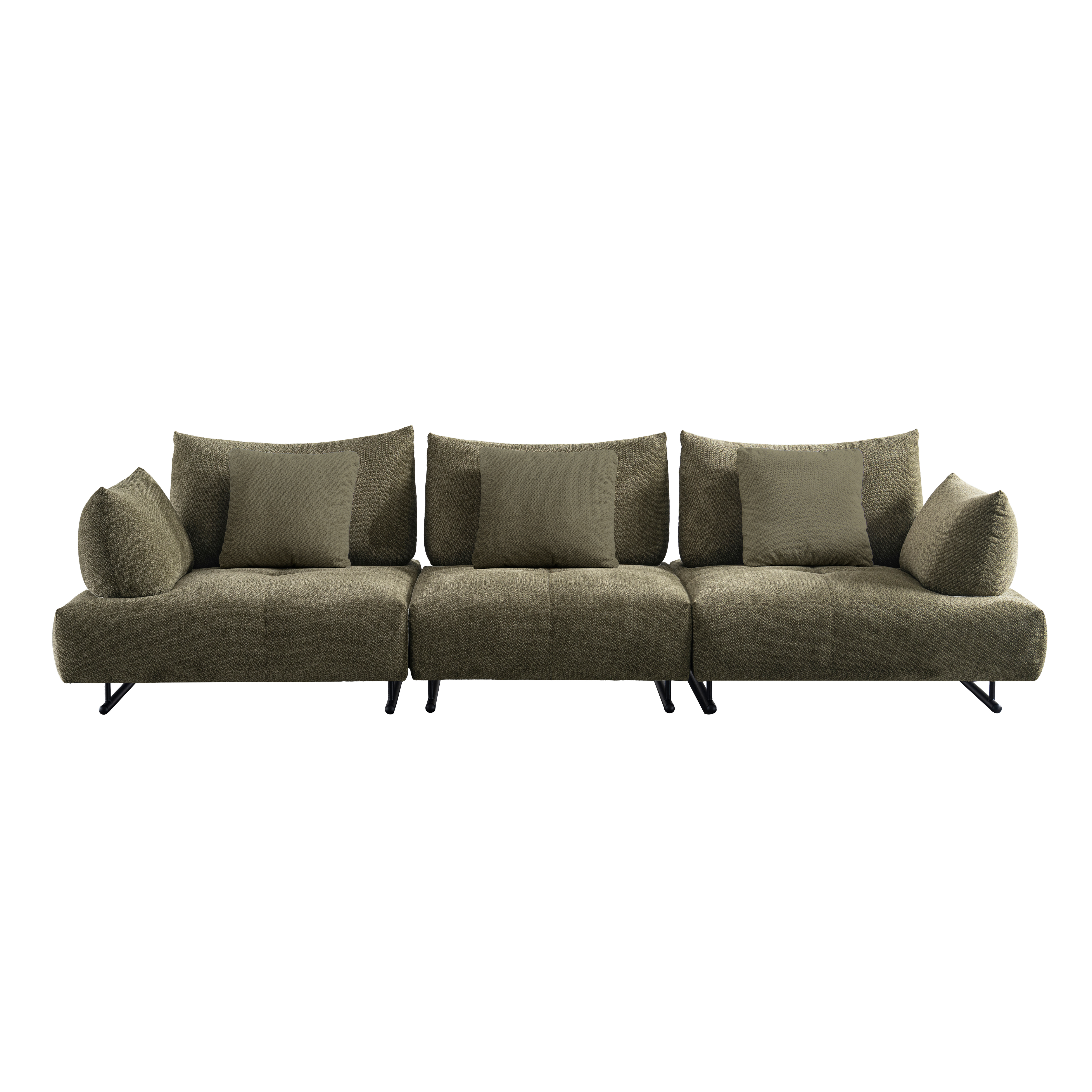 Iris Sectional Sofa - Olive