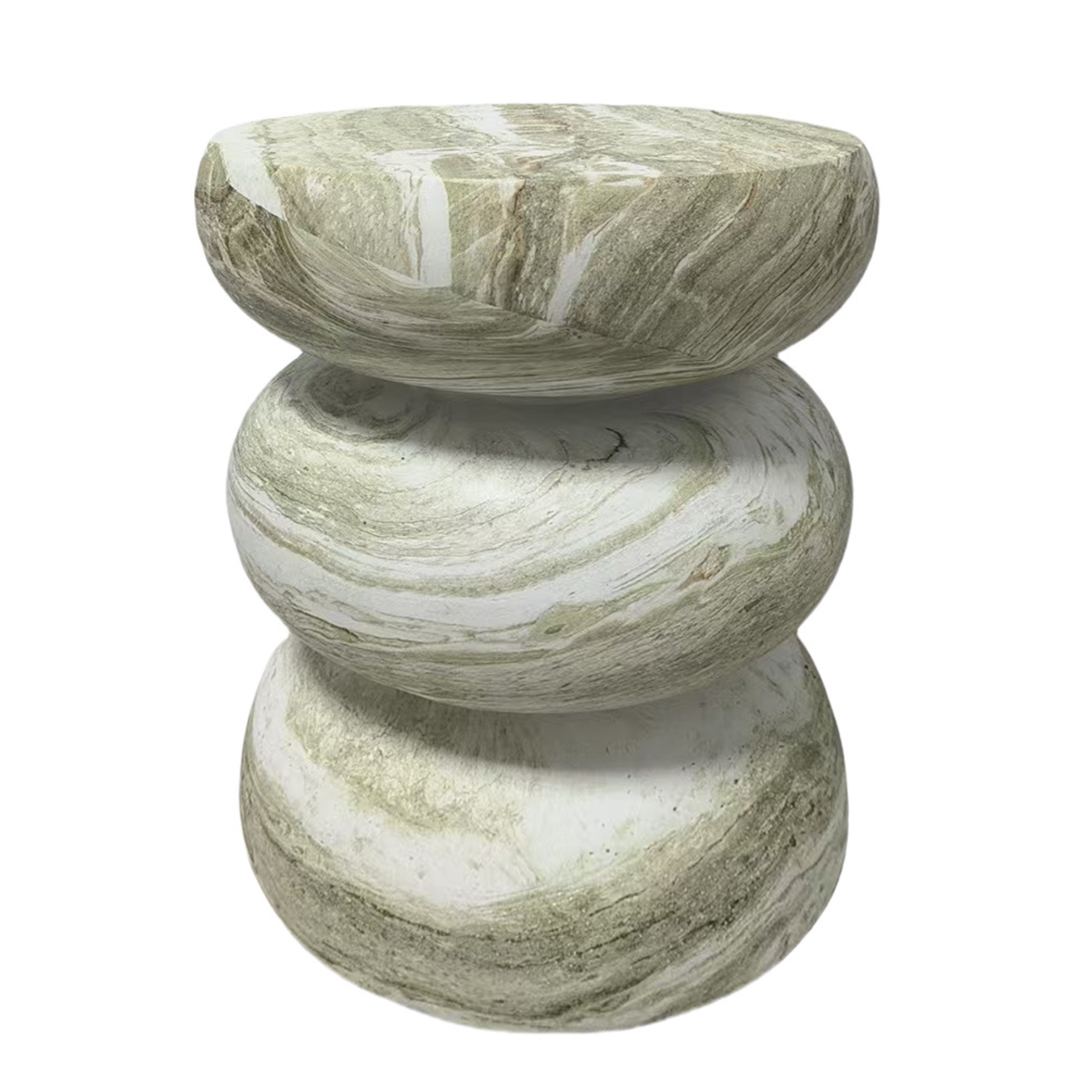 Bae MGO Stool - Jade Marble
