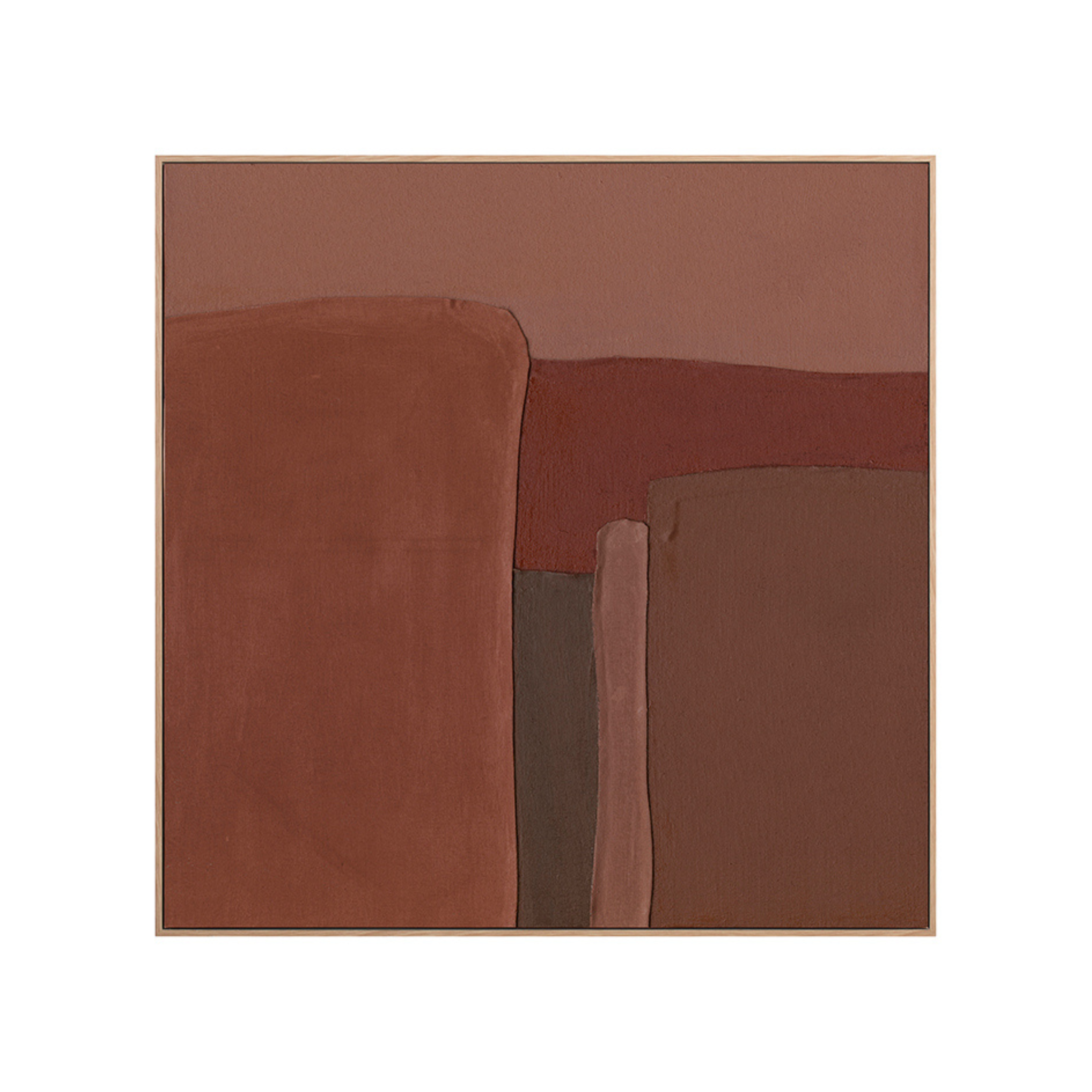 Vermillion A Framed Art - Natural