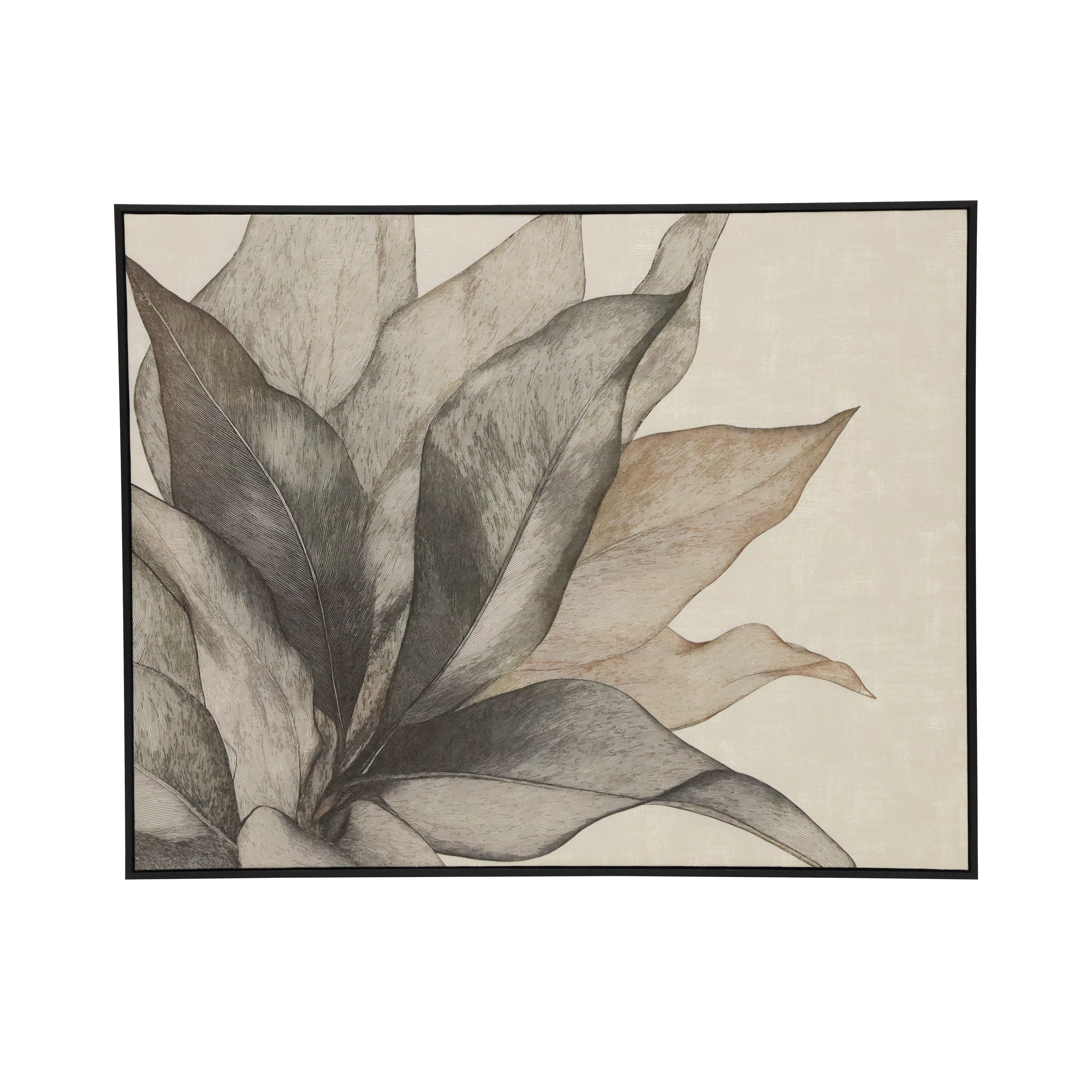 Bloom B Framed Art - Black