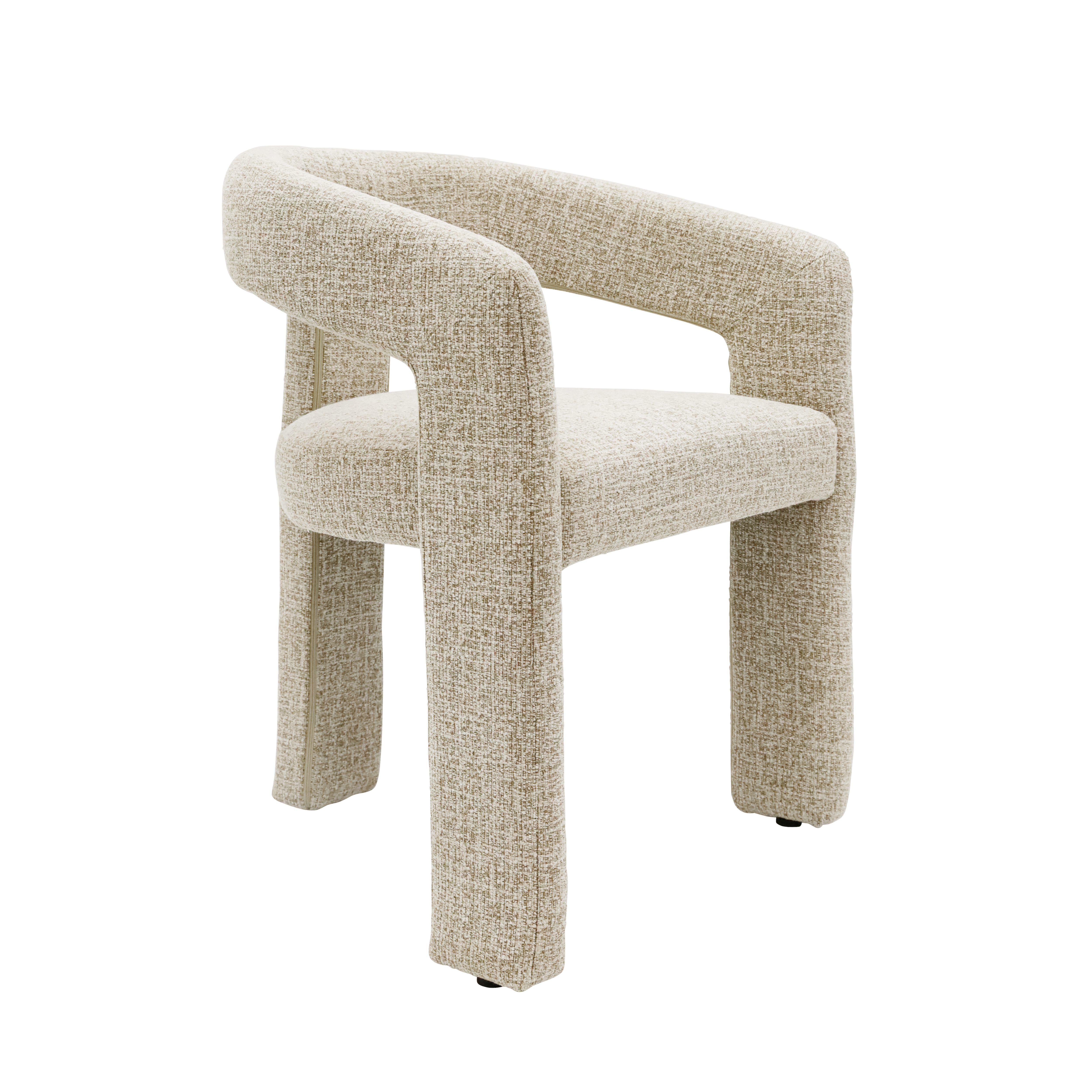 Elise Dining Chair - Taupe Fleck