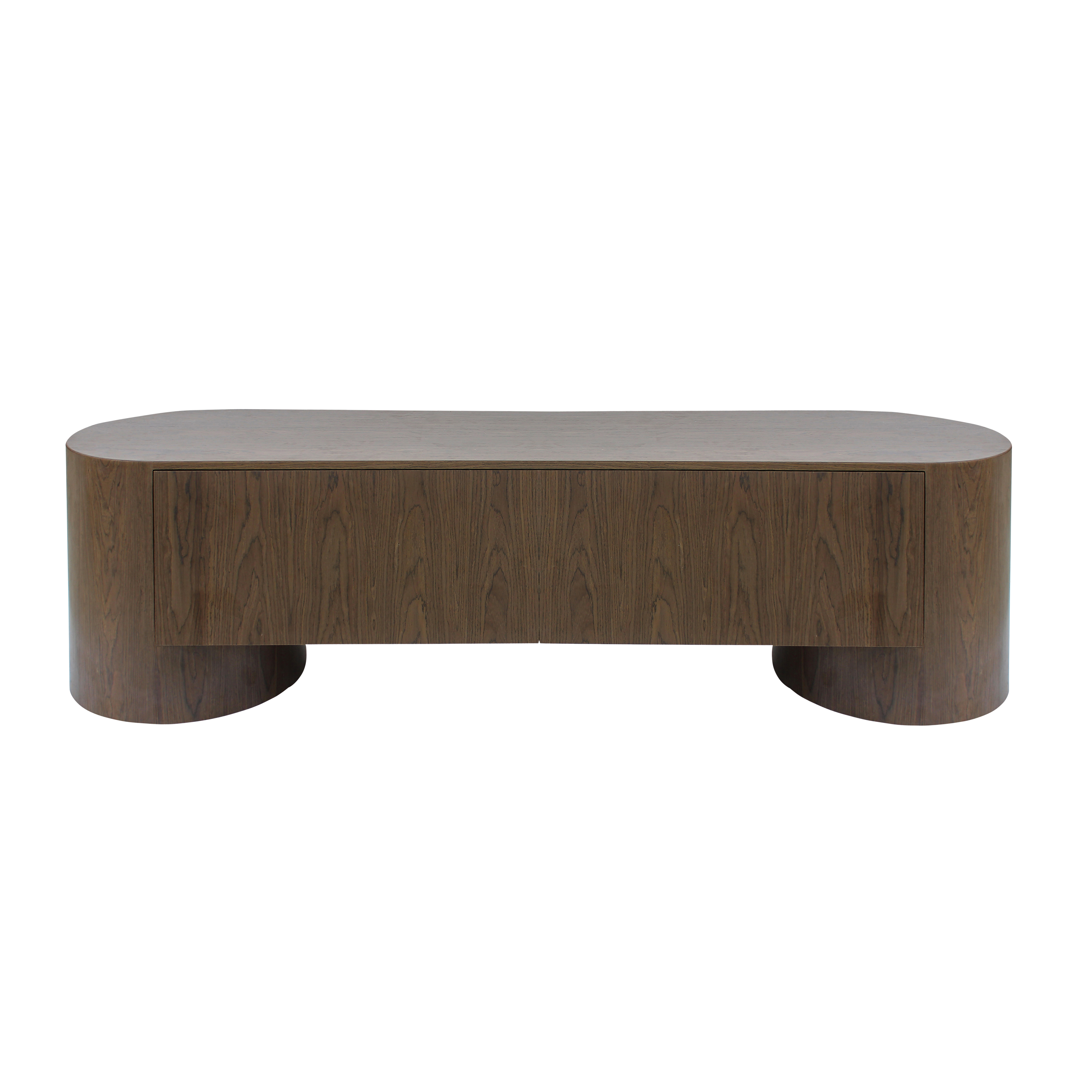 Tessa Media Unit - Dark Walnut