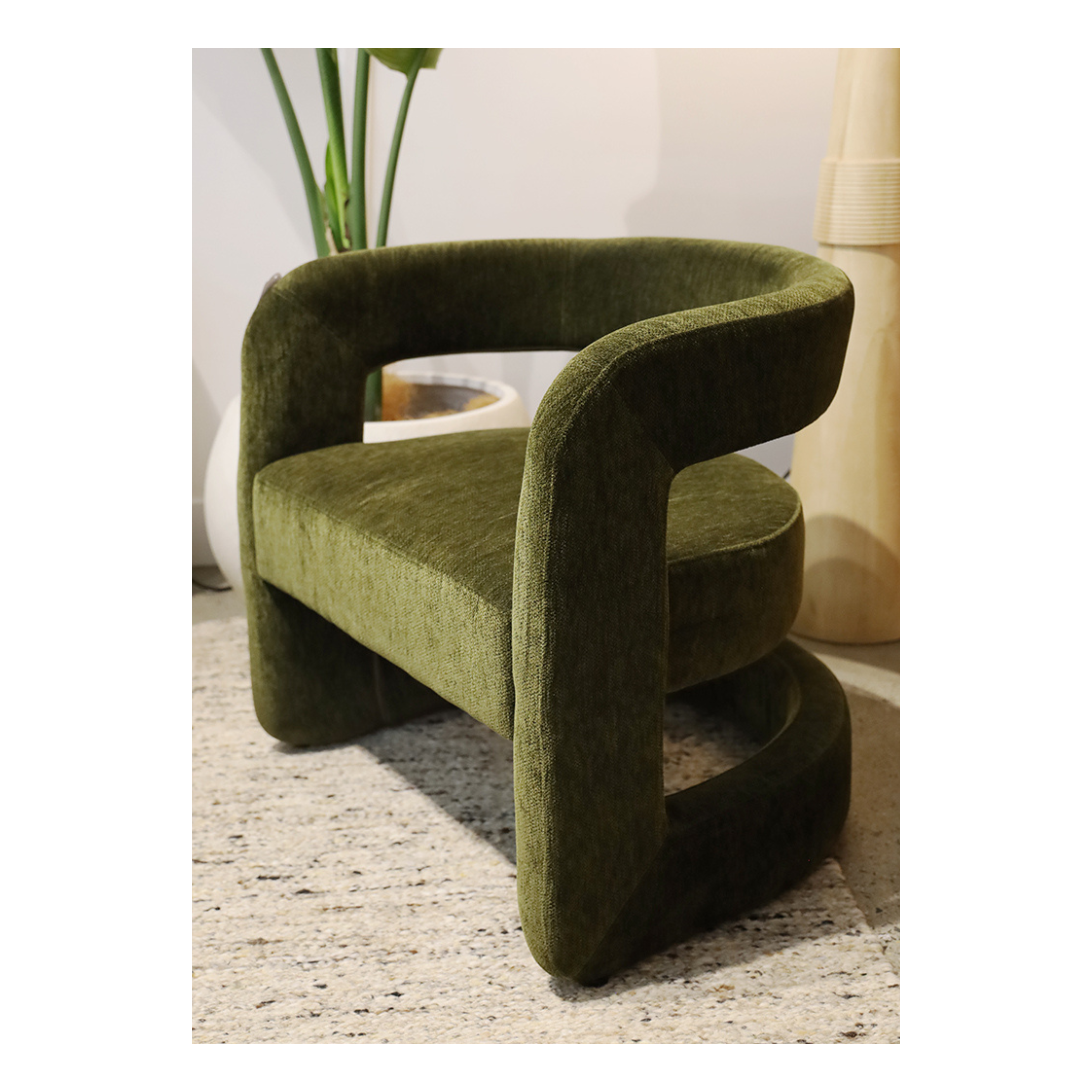 Delilah Occasional Chair - Deep Olive