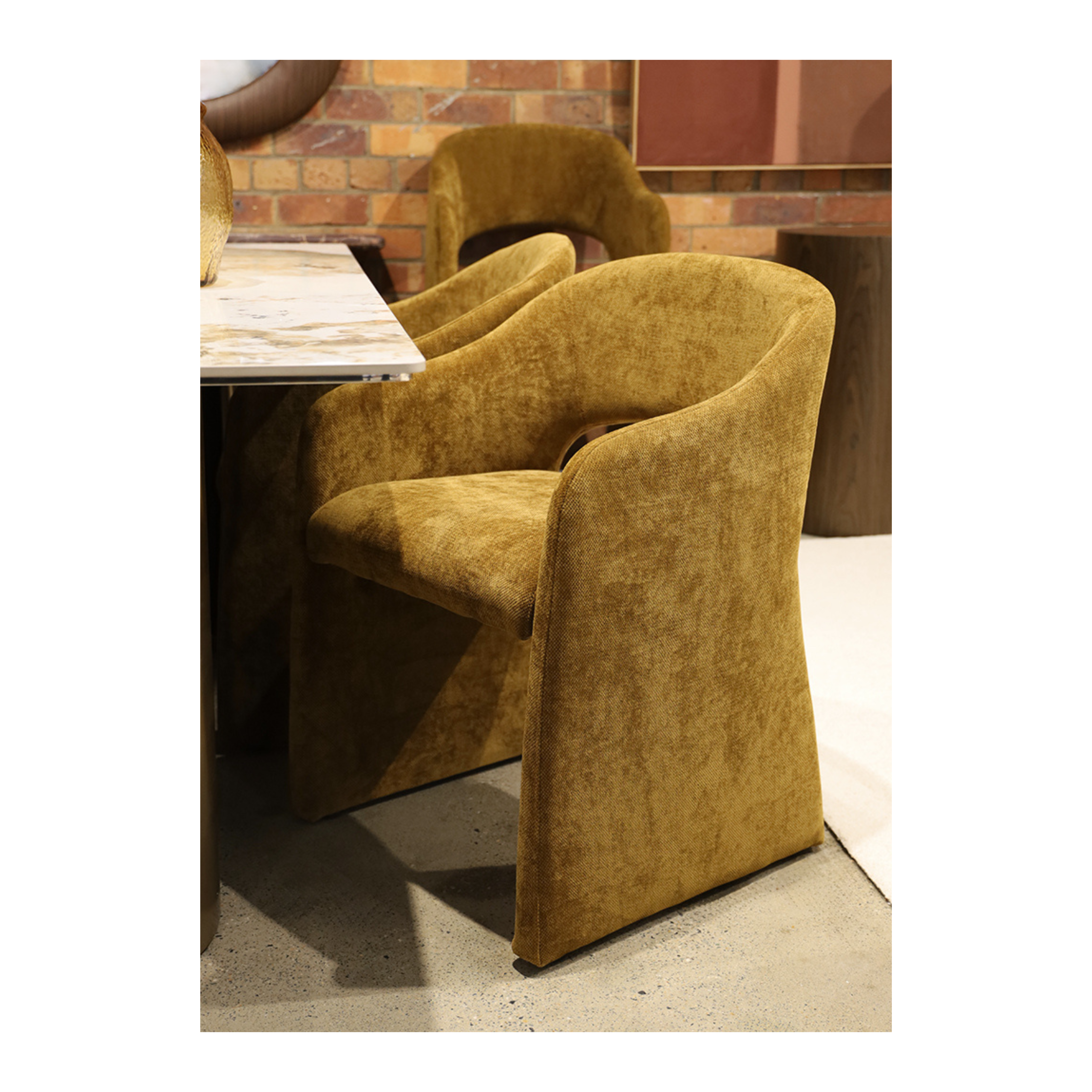 Dimity Dining Chair - Ochre