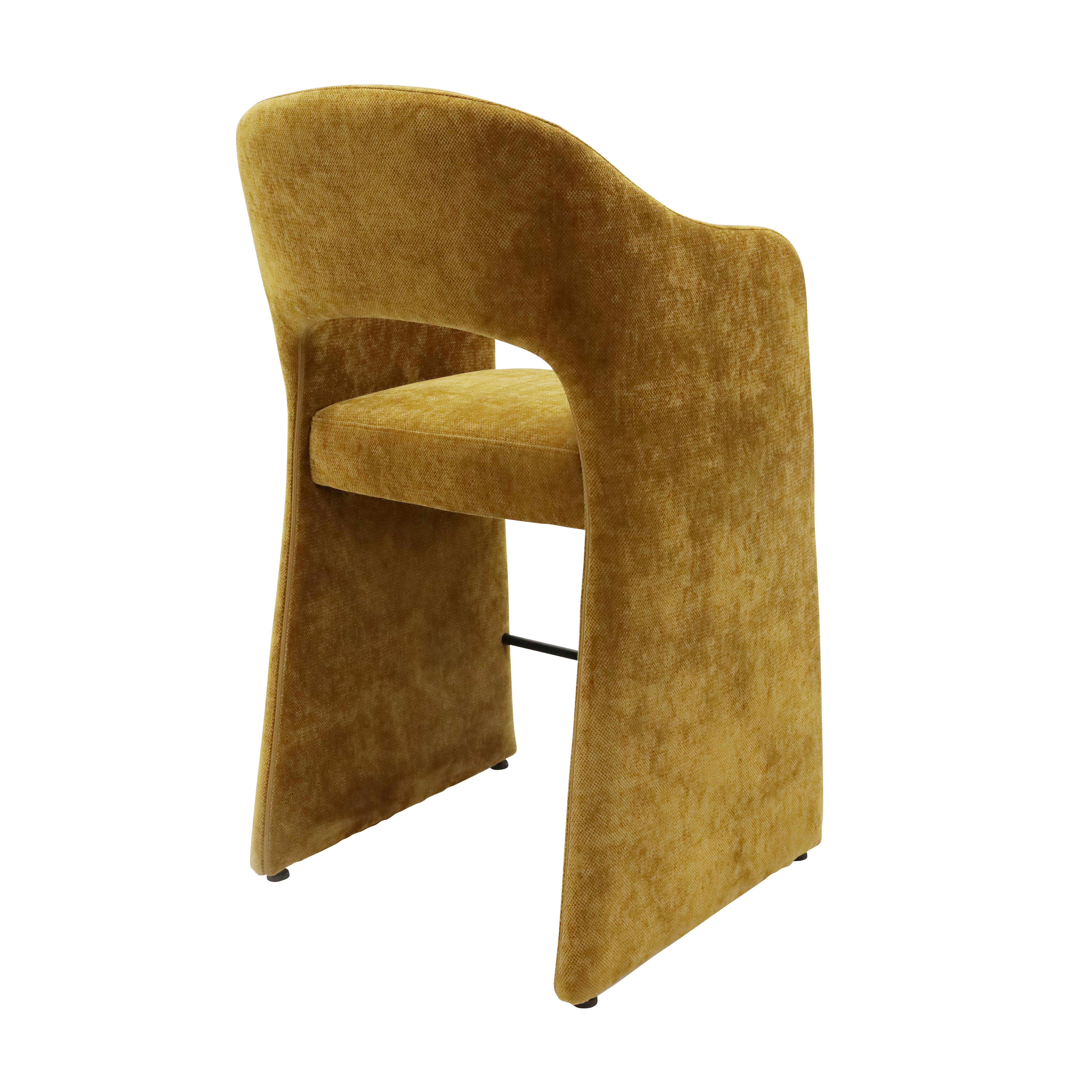 Dimity Bar Stool - Ochre