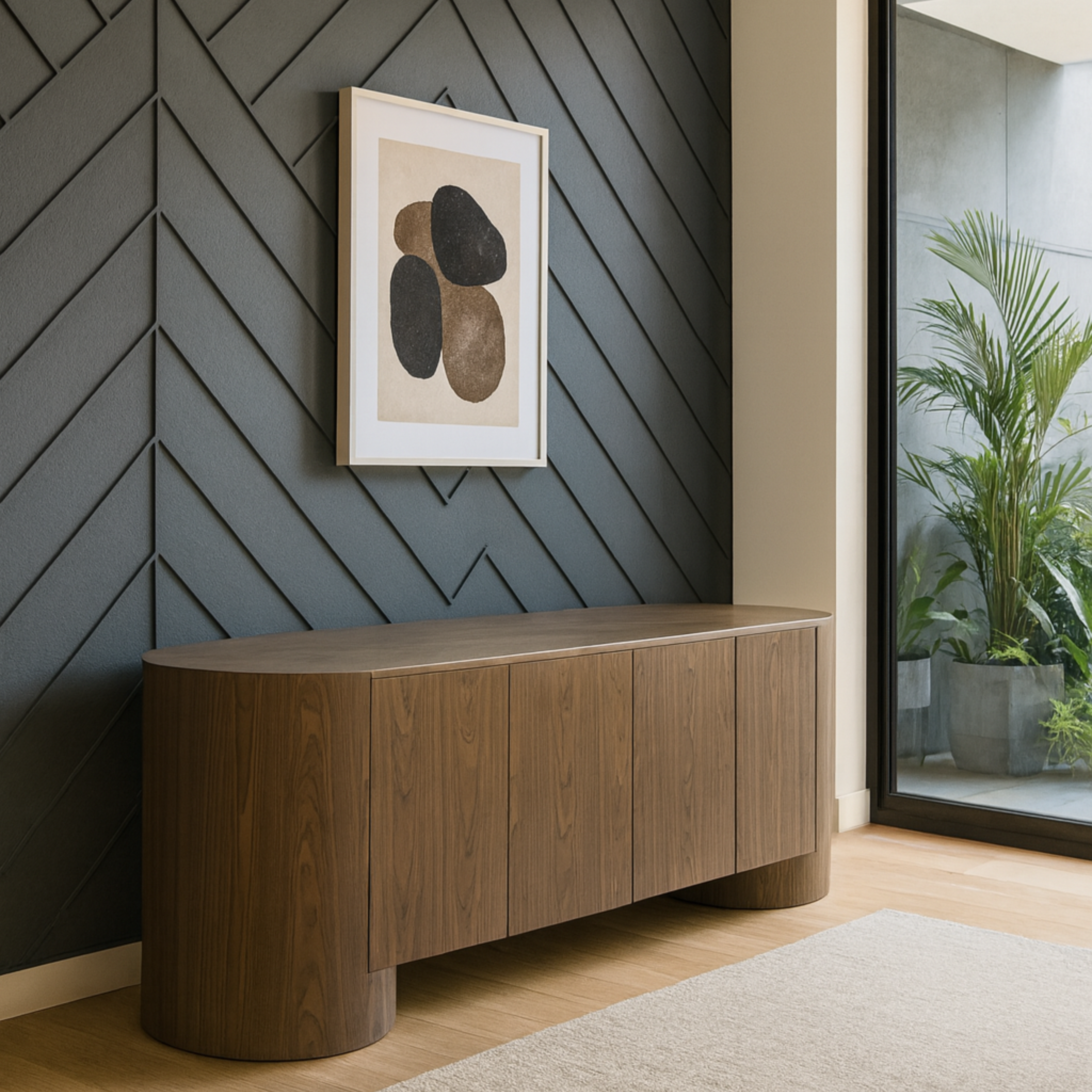 Tessa Sideboard - Dark Walnut